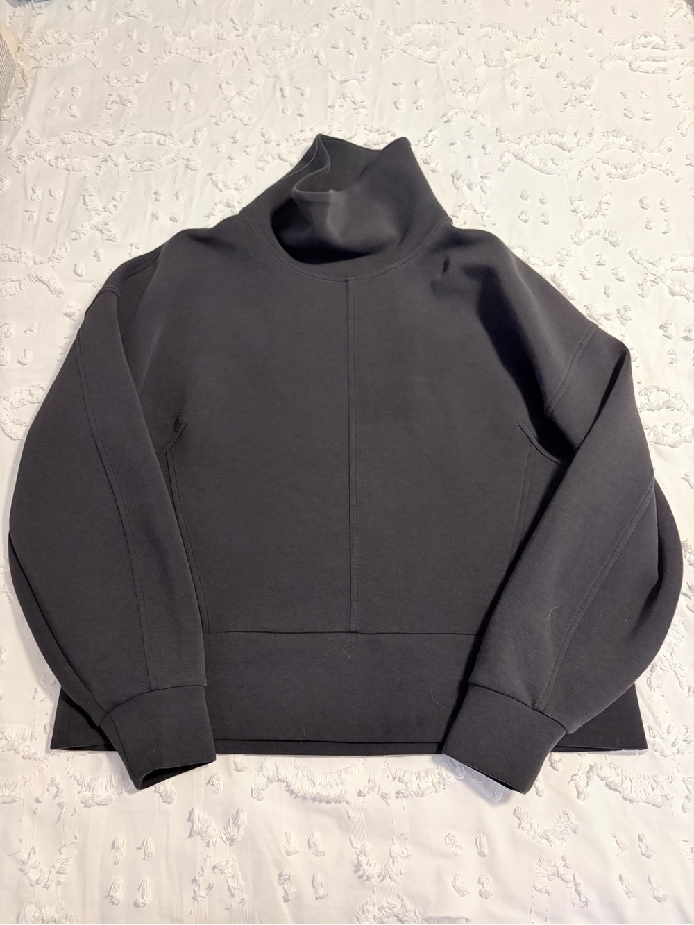 CALIA Women’s Black Funnel Neck Sweatshirt